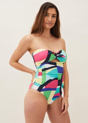 Phase Eight Sedinia Abstract Print Swimwear Multicolor Australia | FD4352918